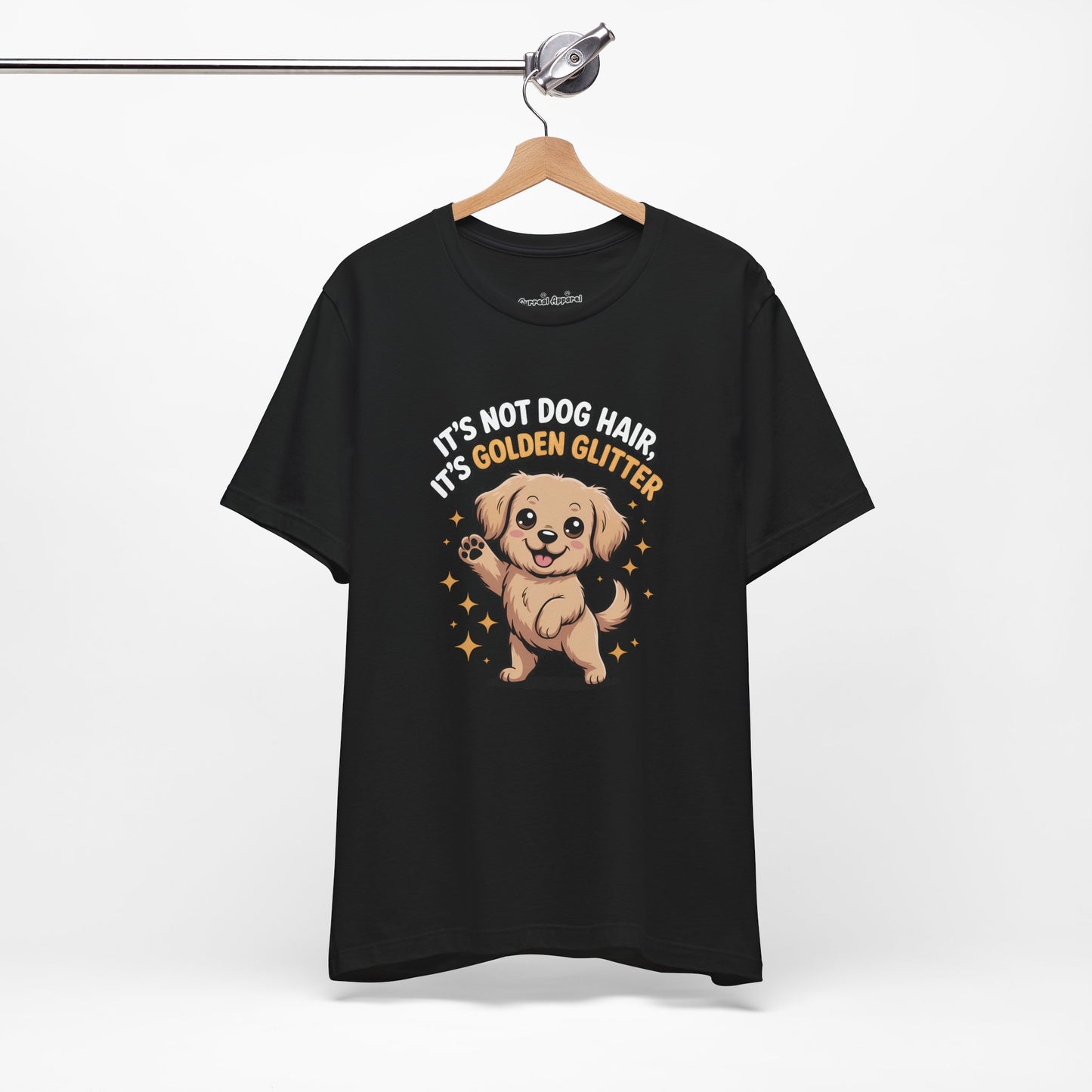 'It's Golden Glitter' Golden Retriever Dog T-Shirt