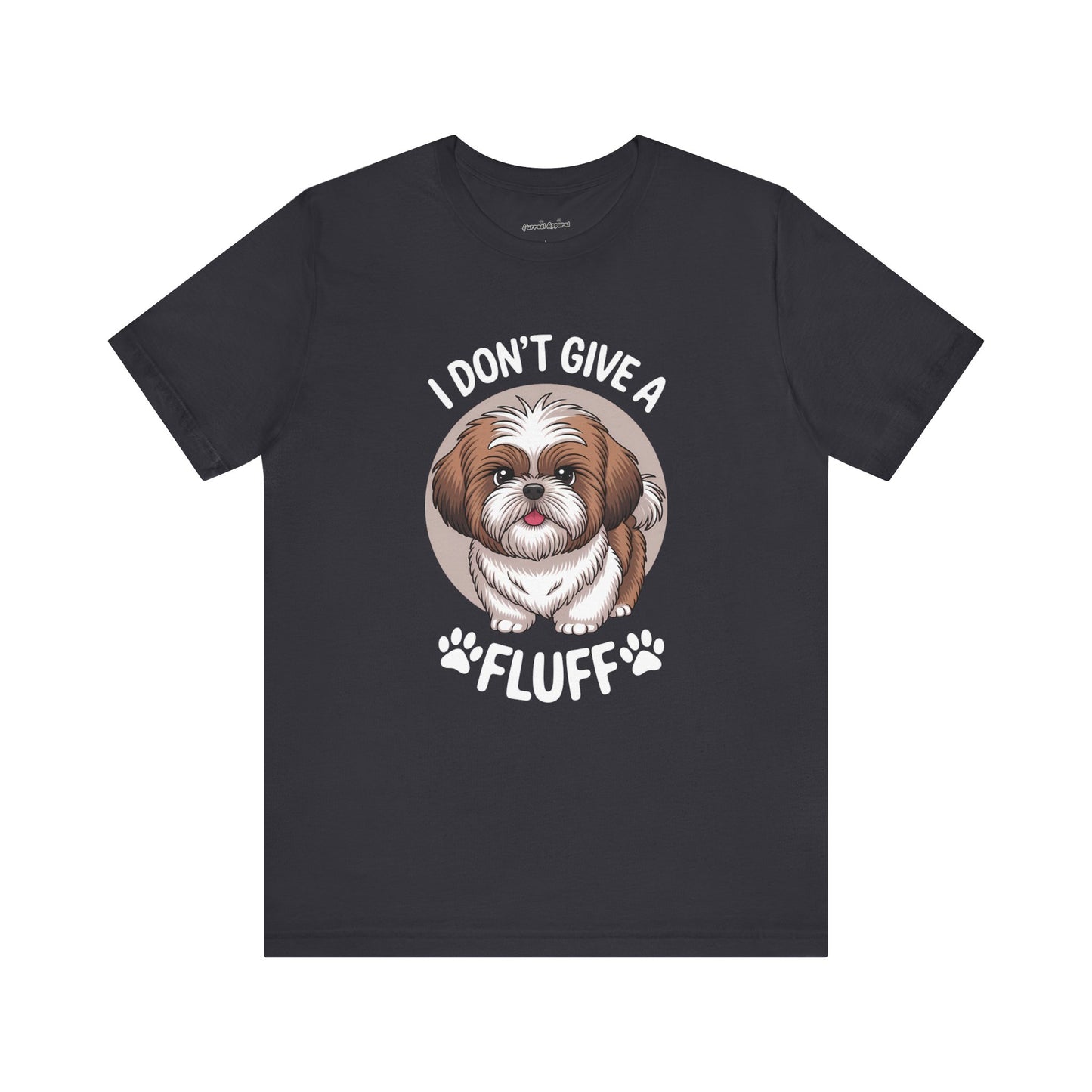'I Don't Give a Fluff' Shih Tzu Dog T-Shirt