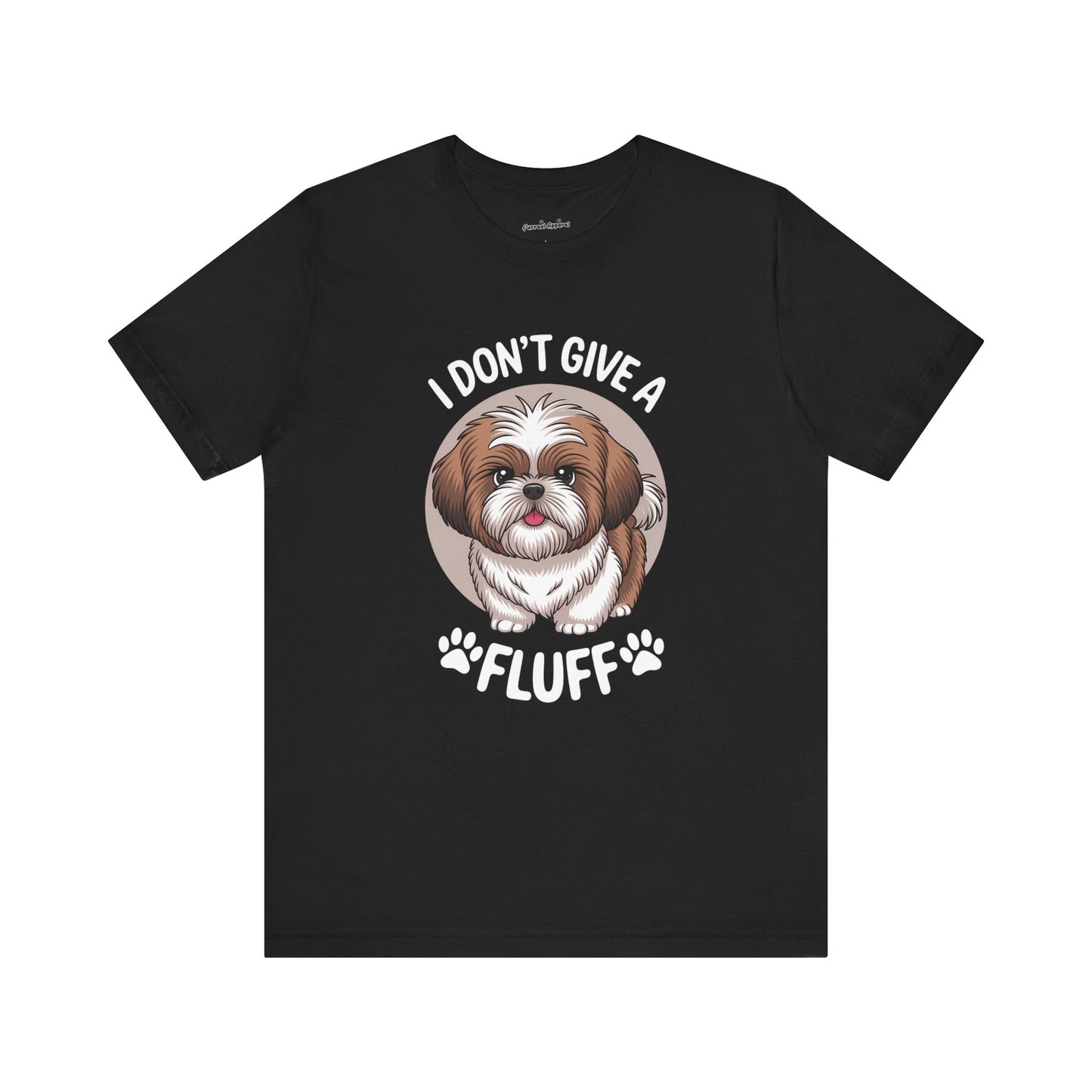 'I Don't Give a Fluff' Shih Tzu Dog T-Shirt