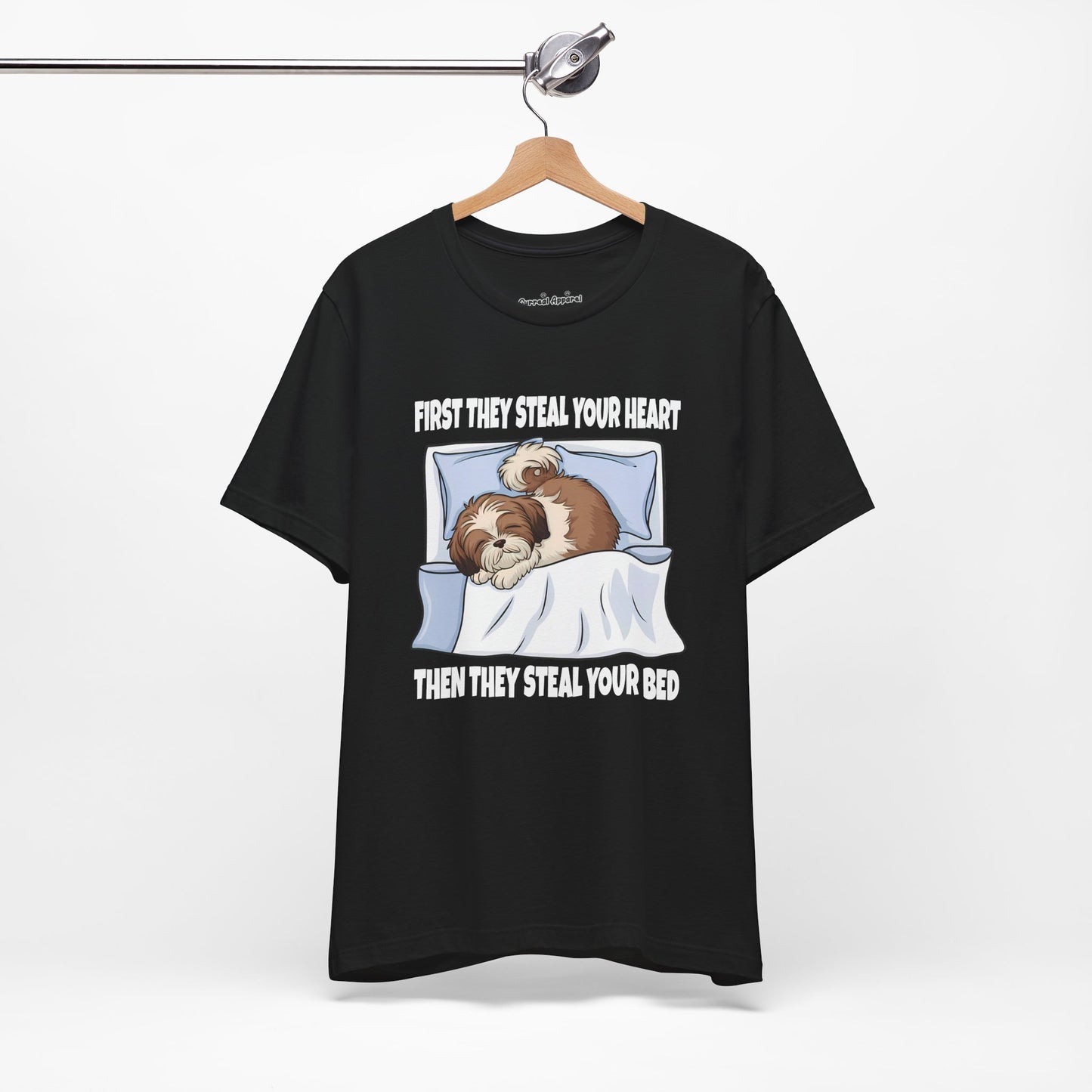 Shih Tzus Steal Beds and Hearts T-Shirt