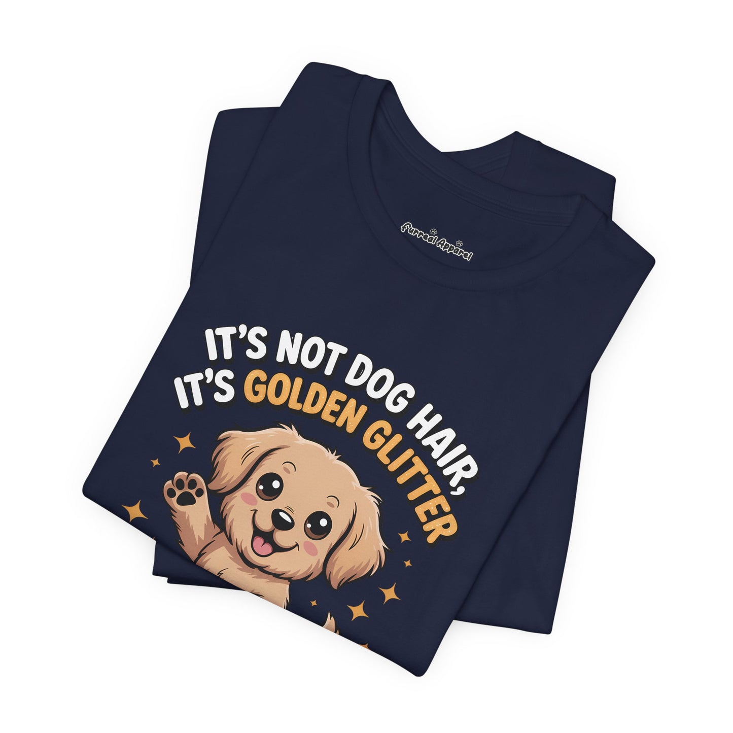 'It's Golden Glitter' Golden Retriever Dog T-Shirt