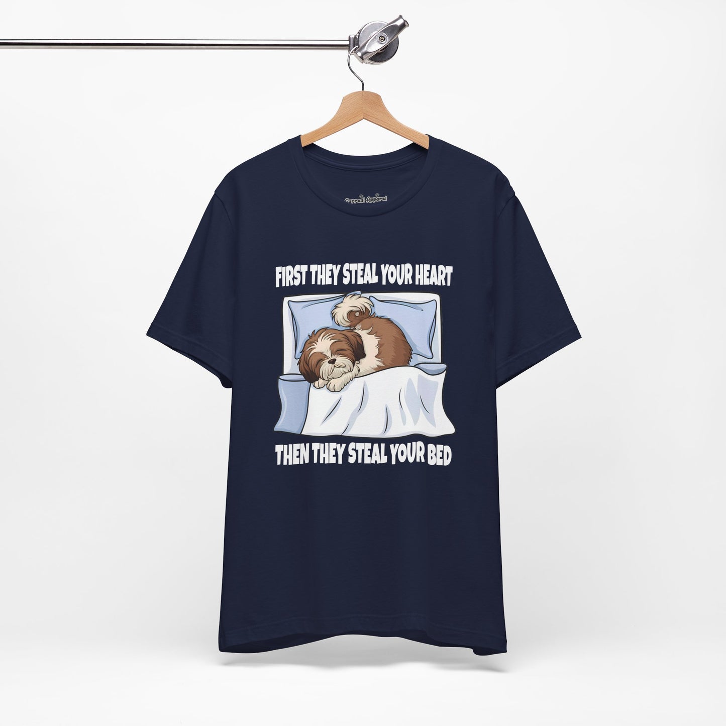 Shih Tzus Steal Beds and Hearts T-Shirt