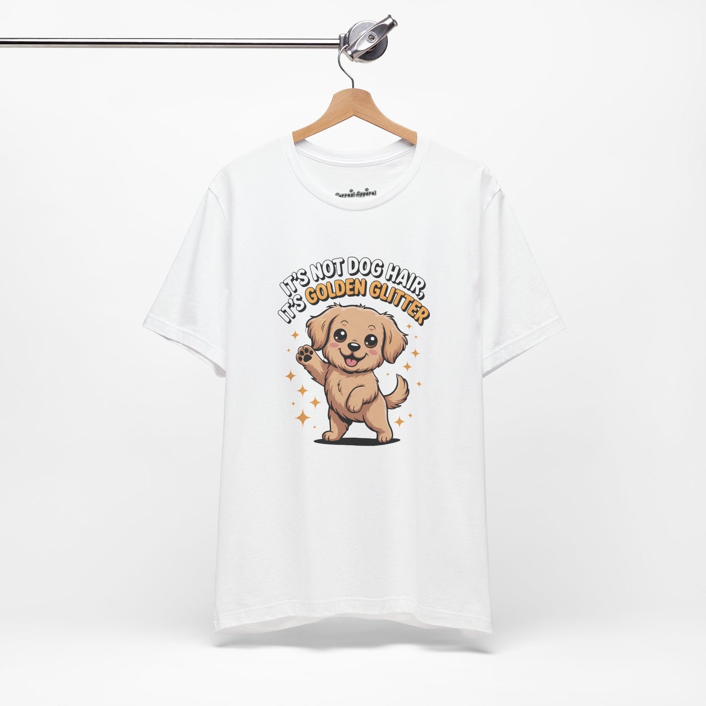 'It's Golden Glitter' Golden Retriever Dog T-Shirt