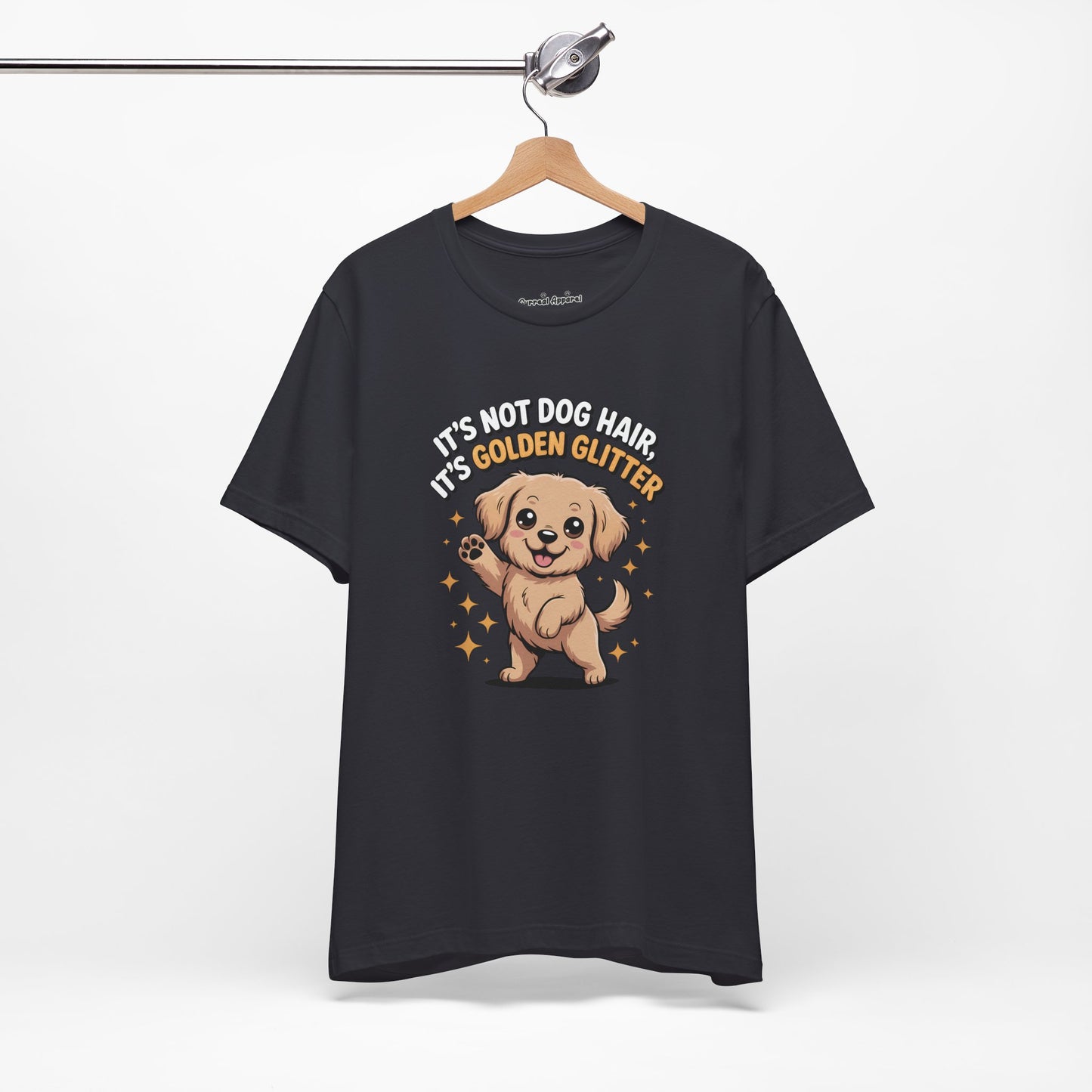 'It's Golden Glitter' Golden Retriever Dog T-Shirt