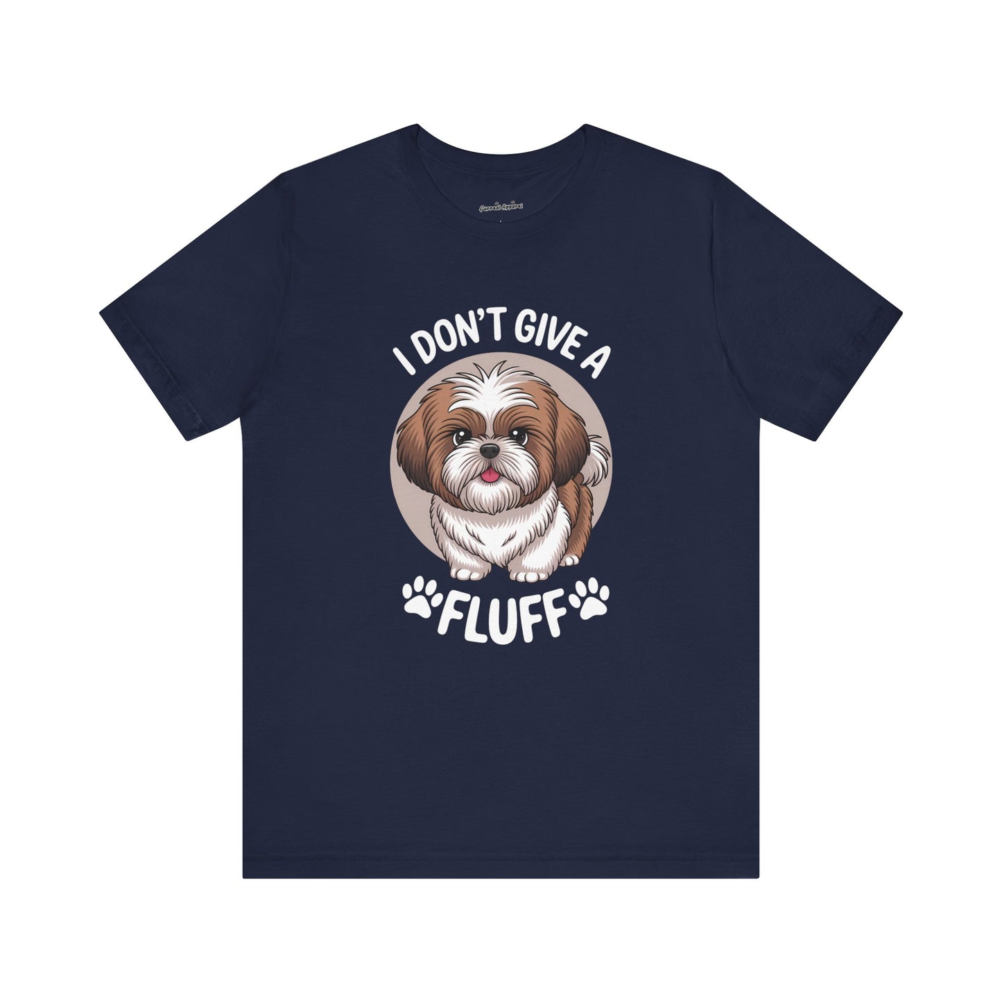 'I Don't Give a Fluff' Shih Tzu Dog T-Shirt