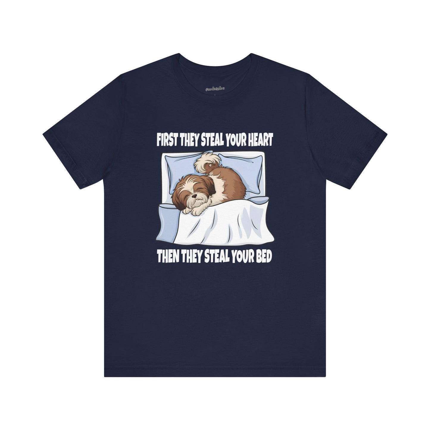 Shih Tzus Steal Beds and Hearts T-Shirt