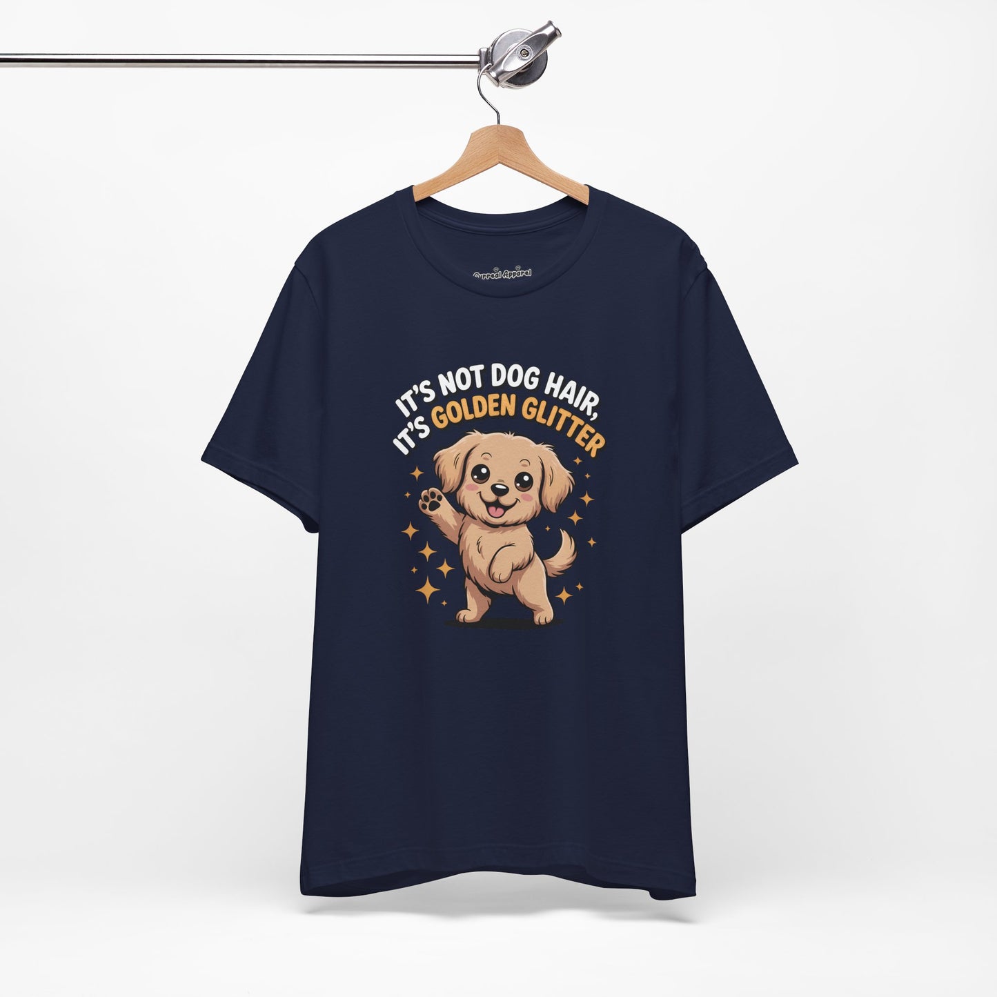 'It's Golden Glitter' Golden Retriever Dog T-Shirt