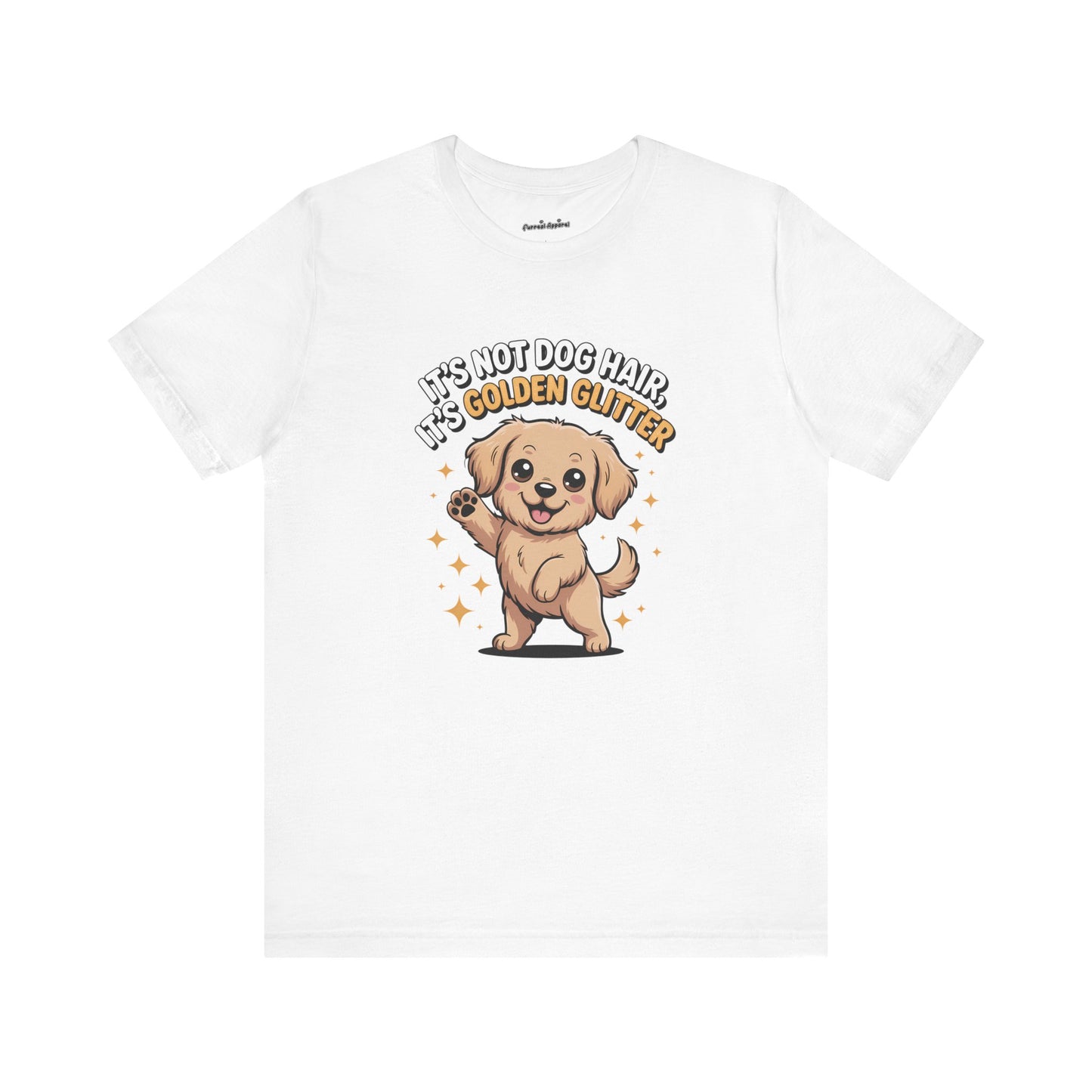 'It's Golden Glitter' Golden Retriever Dog T-Shirt