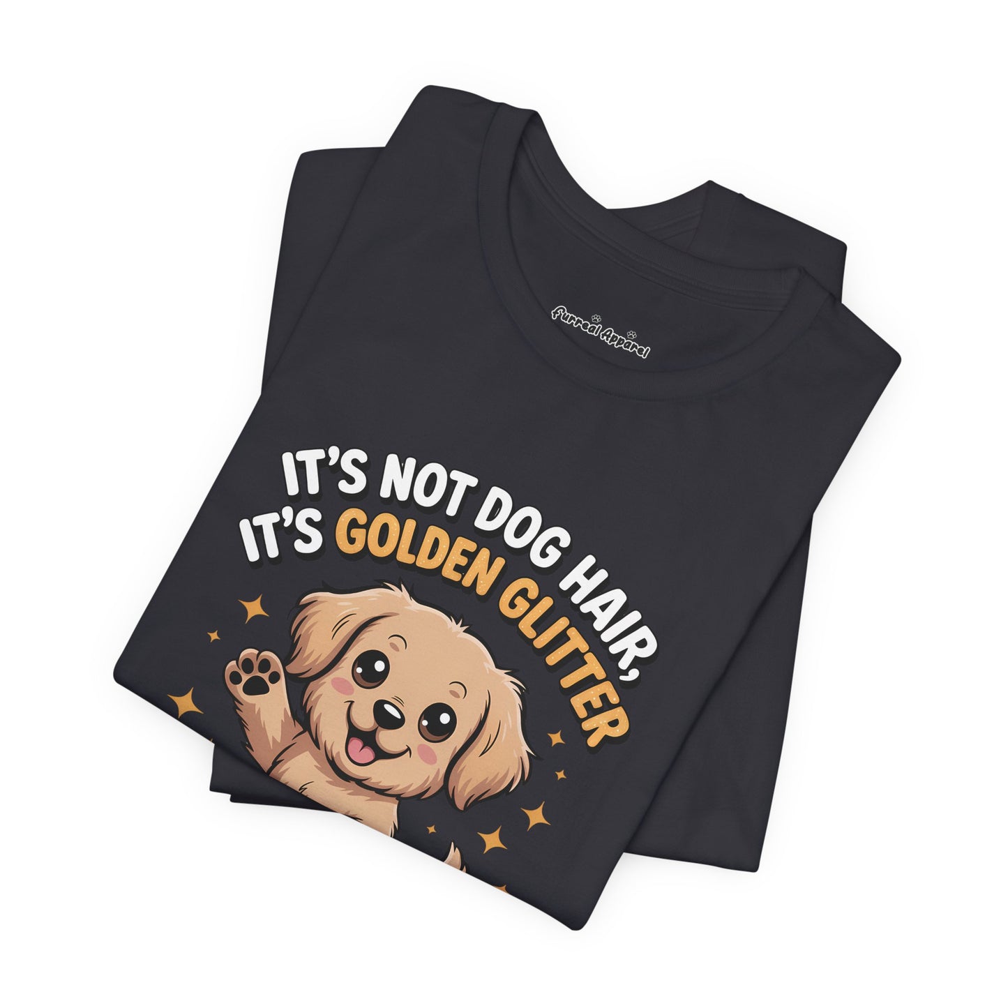 'It's Golden Glitter' Golden Retriever Dog T-Shirt