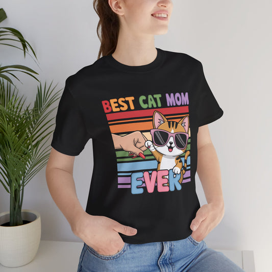 Best Cat Mom Ever Cat T-Shirt
