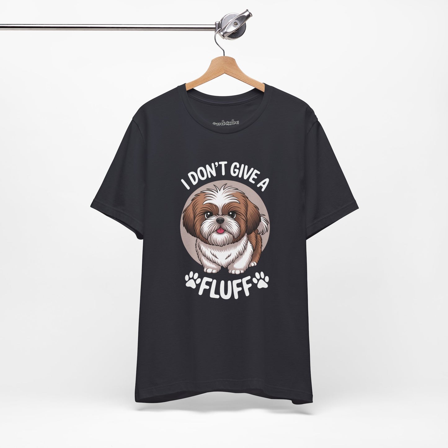 'I Don't Give a Fluff' Shih Tzu Dog T-Shirt