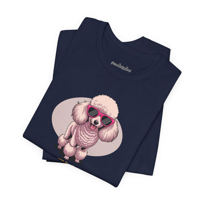 'No Fluffs Given' Poodle T-Shirt